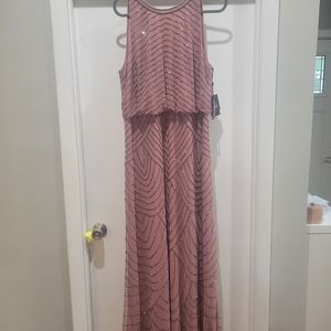 Art Deco Beaded Adrianna Papell Dress